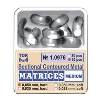Medium Sectional Contoured Matrices 50pcs