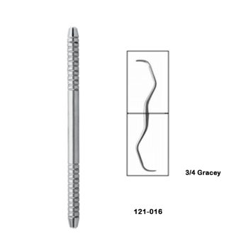 Gracey Curette Hu-friedy SILVER 3/4